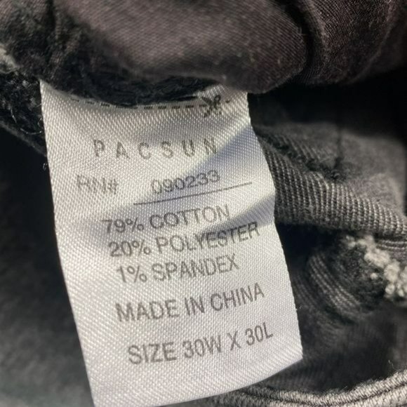 RELISTED Pacsun Black Skinny Jeans Skinniest Destruct Denim - Picture 11 of 11